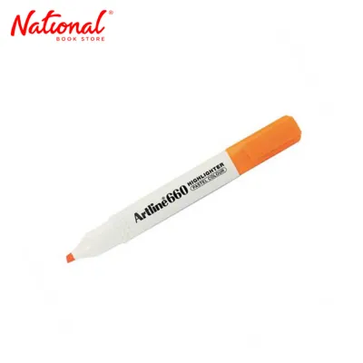 Artline Highlighter Pastel Orange Ek660 - School & Office Supplies