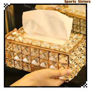 Spot Crystal tissue box Europe style Luxury Paper Towel Crystal Storage Box Home Supplies（SHIP IN 24H）