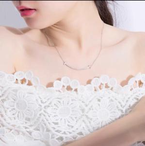 New Sale ~ Kalung Titanium Anti Karat Korean Style Liontin Smile / Kalung Murah Laris