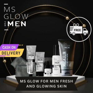 MS GLOW MEN MENCERAHKAN WAJAH KUSAM DAN MEREDAKAN JERAWAT UNTUK SEMUA TIPE KULIT ORIGINAL BPOM