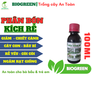 𝐒𝐢ê𝐮 𝐤í𝐜𝐡 𝐫ễ Biogreen ra rễ cực mạnh dưỡng phục hồi rễ giâm chiết cành sang chậu cho cây trồng chai 100ml