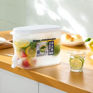 Bình nước 35lit pha trà nước trái cây nước lọc có vòi - Bình nước có vòi để tủ lạnh