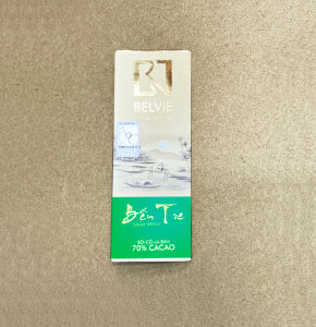 Socola đen Belvie Bến Tre 70% cacao 80g