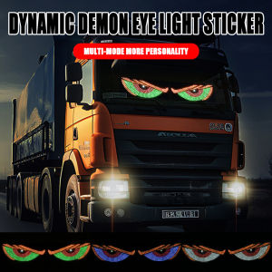 Car Windows Multi mode Decorative Lights  USB Powered Signal Lights Automotive decorative lights  Car LED Devils Eye Durable USB with Switch Car Signal Lamp Car Accessory