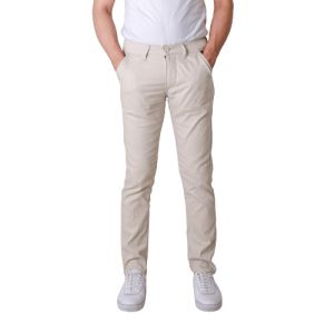 Bombstone Celana Chino Pria Panjang Slimfit Chinos cowo cino cowok bahan katun twill streach melar