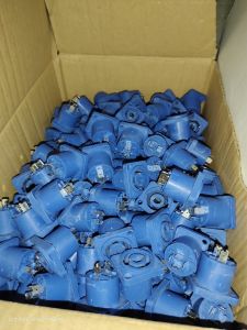 Soket Speakon Biru Biasa tanpa drat