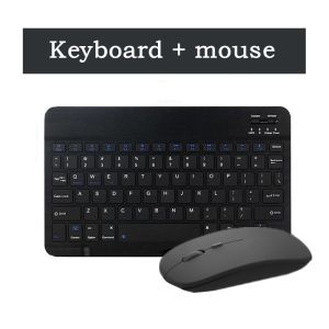 10 inch Mini Bluetooth Wireless Keyboard And Mouse Set For Phone Android Windows Tablet 蓝牙无线键盘