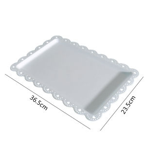 Rectangle Serving Platters Cake Tray Stand Dessert Stand Buffet Set Tray Cupcake Stand Candy Tray For Birthday Party
