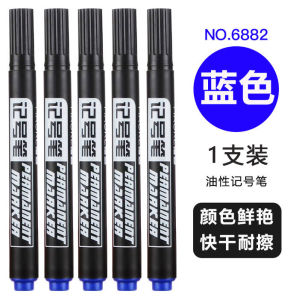 Permanent Marker Pen School Office Pen Whiteboard Marker Pen Black Red Blue Color Oil Resistant