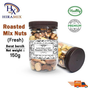 Roasted Mixed Nuts | Cashew Almond Pistachio Walnut | Kacang Campur Segar 150g (Roasted/Panggang)
