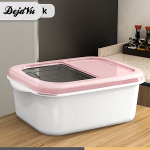 【BELI LOKAL】Dejavu Tempat Beras Kacang 5kg / 7.5kg / 10kg Rice Box Tempat Penyimpanan Makanan Rice Storage Organizer Besar Kotak Beras tempat beras wadah beras HSB148