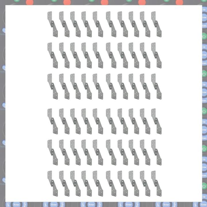 30Pcs Strong-Tie H2.5A, HOT-DIP Galvanized Steel Heavy Duty Hurricane Tie Straps Trusses Rafters Ties - View #6