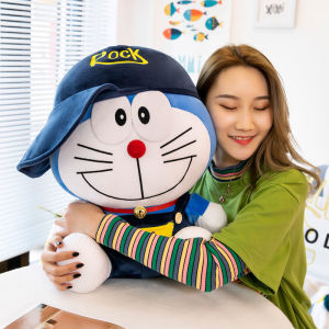 Cute Cartoon Wear A Hat Doraemon Stuffed Toys Stuff Toys For Girls Big Size Boy Plush Toy Jingle Cats Doll Birthday Gift For Kids Animal Pillow