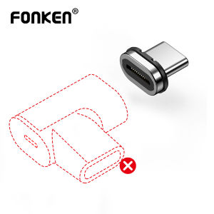FONKEN Type-C 24-Pin Magnetic Adapter USB 4K HD Hub Data Sync 10Gbs USB C 3.1 Converter PD 100W Quick Charge for MacBook Huawei