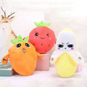 DENLUN สร้างสรรค์ จังหวะผลไม้แบบเหนี่ยวนำ 15 โหมดดนตรี น่ารัก ของเล่นการศึกษา ของขวัญ ข้อต่อเล่นแบบโต้ตอบ ตุ๊กตายัดไส้จังหวะดนตรี การเรียนรู้เบื้องต้น