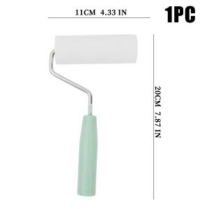 Portable Lightweight Small Roller Brush for Painting Corner Wall Ceiling Easy Clean Reusable Plastic Paint Roller for Latex Oil Based No Shedding