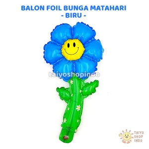 TAIYO Balon Foil Bunga Matahari Tongkat Daisy Balloon Flower Dekorasi Pesta Ulang Tahun Acara Party