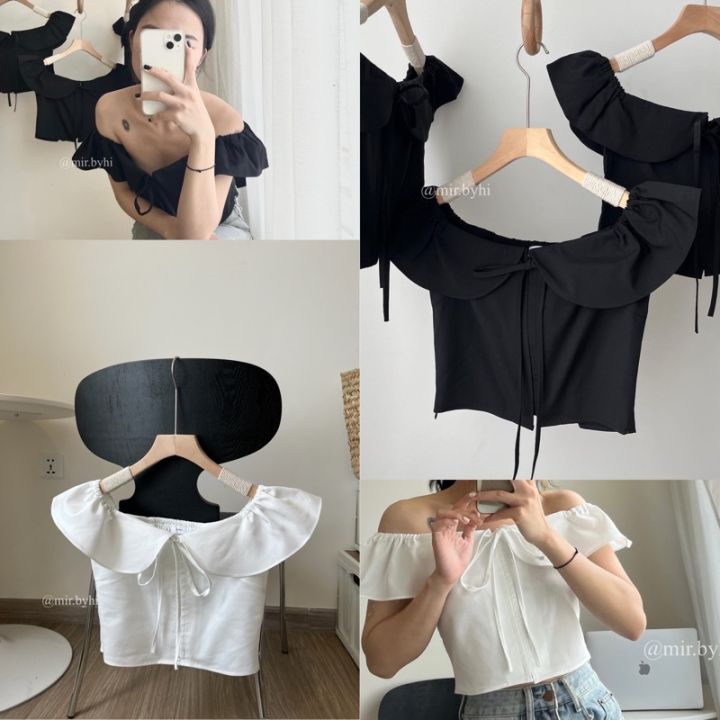 Mir.byHi: Áo trễ vai baby tôn dáng