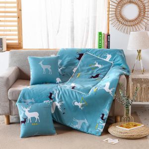 หมอนผ้าห่ม พร้อมส่ง หมอนผ้าห่มซุกมือรูปสัตว์ น่ารัก นุ่ม มีผ้าห่ม ซื้อเป็นของขวัญ พร้อมส่ง