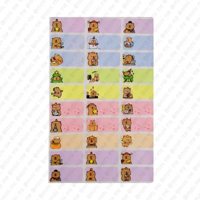 Personalized Name Sticker Cartoon Waterproof Stickers Labels Reward Sticker For Office School Childcare Birthday Christmas Teacher Children Day