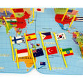 Mainan Peta Dunia  Anak Peta Dunia Bendera Knowledge The World With Flag. 