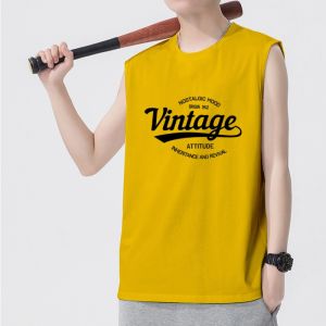 Sando for Men Printed cotton round neck vest Casual mens sleeveless shirt 10Color tops for Men