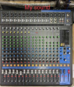 Yamaha Audio Mixer MG20XU 20 Channel Stereo Mixer Professional Console with USB interface & effects Digital effect(black)