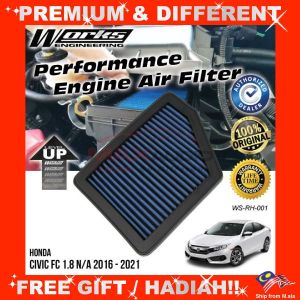 HONDA CIVIC FC (1.8 N/A / 1.5T Turbo) 2016 - 2021 WORKS ENGINEERING Performance Engine Air Filter *Life Time Warranty