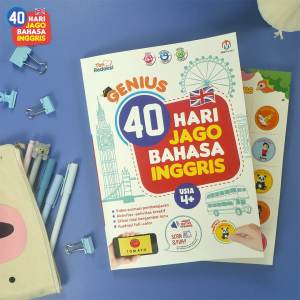 Buku Genius 40 Hari Jago Bahasa Inggris English For Kids little star 15 menit pintar belajar bahasa inggris anak sd tk untuk pemula