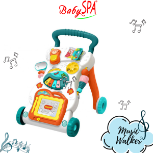 [𝐒𝐆 𝐒𝐞𝐥𝐥𝐞𝐫] BabySPA Music Walker Education  Stroller For Kids Toddler