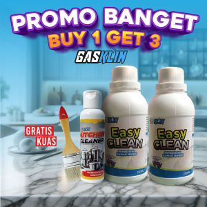 Promo Banget Gasklin Easy Clean Pembersih Toilet serba guna beli 1 dapat 3 botol