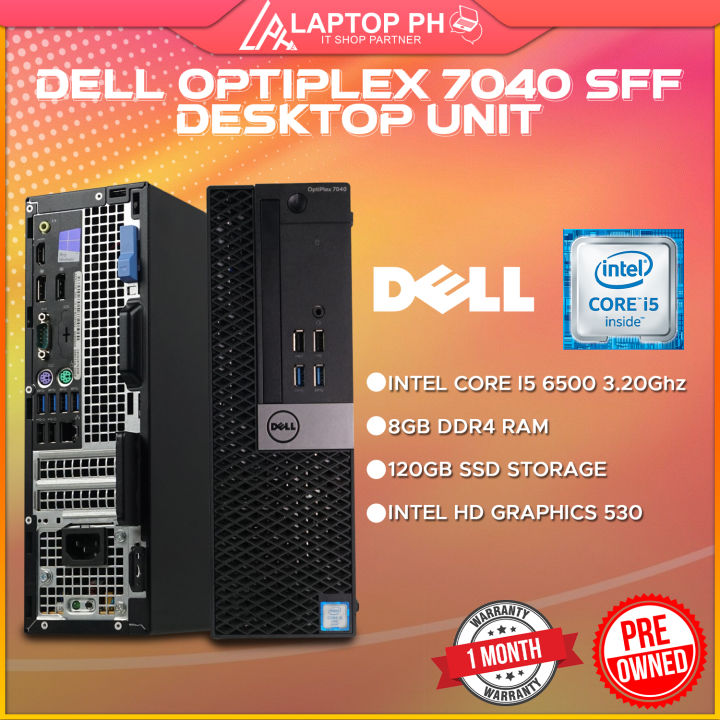 Dell Optiplex 7040 SFF Slim PC Intel Core i5 6th Generation 8GB