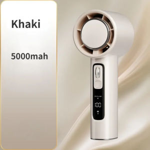 4000mAh Portable Super High Speed Power Turbo Fan | Adjustment With LED Display Max Wind Speed 9m/s | Handheld Mini Mobile Fan Cooling