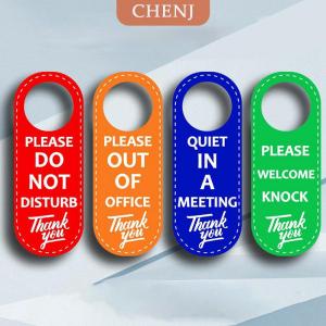 [COD] CHENJ ป้ายแขวนประตูแท็กทำความสะอาดป้ายไม่รบกวนป้ายสองหน้า
