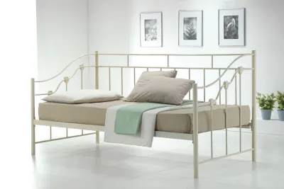 Lenchong SWAN DAY BED FRAME Single Size Metal Frame / Sofa Bed Modern Minimalist Design Sturdy Metal Frame/ Mattress Not Included