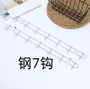 Clothes hook row hook towel hook punch coat hook wall hook stainless steel with magnetic
