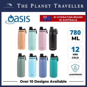 Oasis Stainless Steel Insulated Sports Water Bottle with Screw Cap 780ML | Hot Cold Leakproof Vacuum Outdoor Tumbler