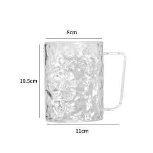 [HCM] 500ml Cốc Đánh Răng Uống Nước Vân Pha Lê Nổi 3D Dung Tích Ly Đánh Răng Nhựa Cao Cấp -Hesede