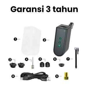 2025 Pompa Udara Elektrik Portable/pompa tiup sepeda/pompa ban motor injak/ Cepat mengembang