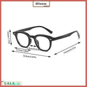 Follow Get New[Bloom Z] Vintage Simple Anti Blue Light Glasses Men Women Blue Light Blocking Glasses Computer Screen Glasses Decorate Eyeglasses