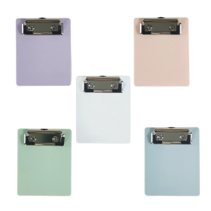 Small Clip Board 12x9.8cm for Office School Classroom Cafe Restaurant Clipboard Document Clipboard with Hanging Hook