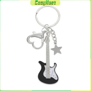 C.N.【ready in stock】 Cute & Creative Mini Guitar Keychain Metal Music Gift for Women/Men | Souvenir Keyring Accessory