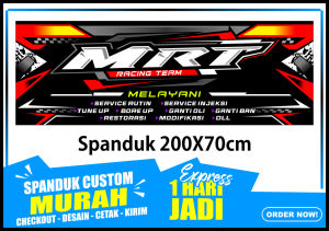 Spanduk BENGKEL Banner BENGKEL Ukuran 200x70cm COD / Spanduk BENGKEL Banner BENGKEL Ukuran 200x70cm COD