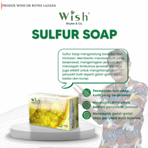 Wish Sabun Sulfur By Dr Boyke Transfarant Soap Sulfur