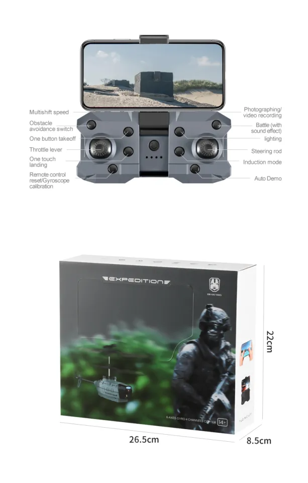 Drone with camera Drone 4k hd camera Six-axis Drone Wifi RC