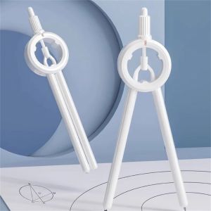 MMLUCK ประเภทกดกด เข็มทิศของนักเรียน จอแสดงผลแบบดิจิตอล เติมดินสอนิรันดร์ เข็มทิศรูปทรงเรขาคณิต ร่างภาพวาด เครื่องมือทางคณิตศาสตร์ เข็มทิศสำหรับวาดรูป เครื่องมือวาดวงกลม