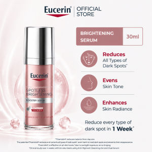 Eucerin Spotless Brightening Booster Serum 30ml | Patented Thiamidol | Reduce All Types Dark Spots | Evens Skin Tone | Enhance Skin Radiance | Brightening Facial Serum| Lightening Booster Serum For All Skin Tone