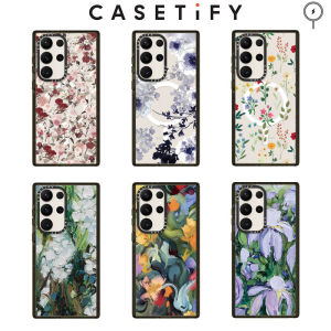 Original CASETiFY Flower Series Impact Case with Magsafe for Samsung Galaxy S25 Ultra / Galaxy S24 Ultra / Galaxy S23 Ultra / Galaxy S22 Ultra / Galaxy S24 Plus Phone Case Protective Cover Shockproof Protection Casing