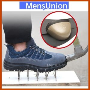 NO BOX [Msia Stock] Premium High Quality Mens Feather Steel Shoes Safety Boots Oil Resistant Protector Military Tactical Big Size Army Bot Combat Comfortable Breathable Shoes Low Cut Non-Slip Toe Cap Boots Anti Nail Steel Anti Shock Kasut Besi