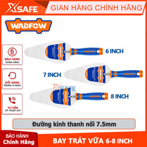 Bay lát gạch WADFOW bay lát gạch thợ hồ kích thước 150-180-200mm tay cầm bằng nhựa chắc chắn làm bằng phẳng trải và định hình các chất như xi măng matít vữa xây trátchính hãng
